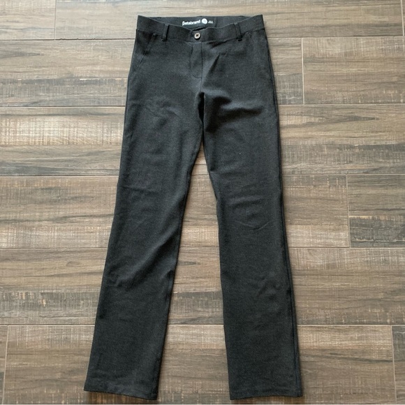 Betabrand Straight-Leg Classic Dress Yoga Pants - Picture 2 of 6